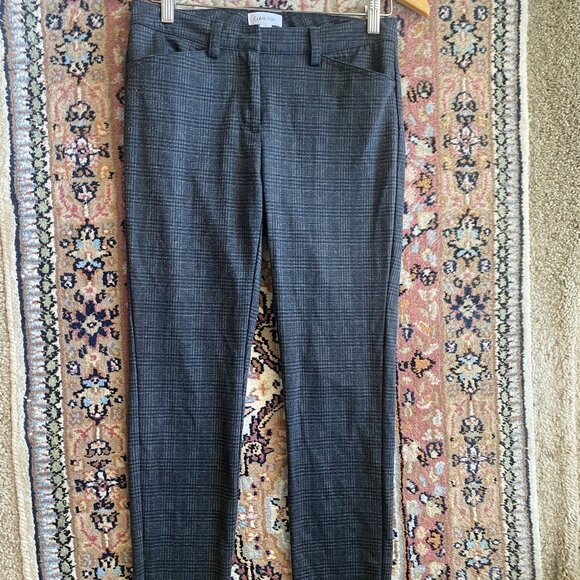 Calvin Klein Pants - Calvin Klein Womens Pants Size 4 Black and Gray Plaid